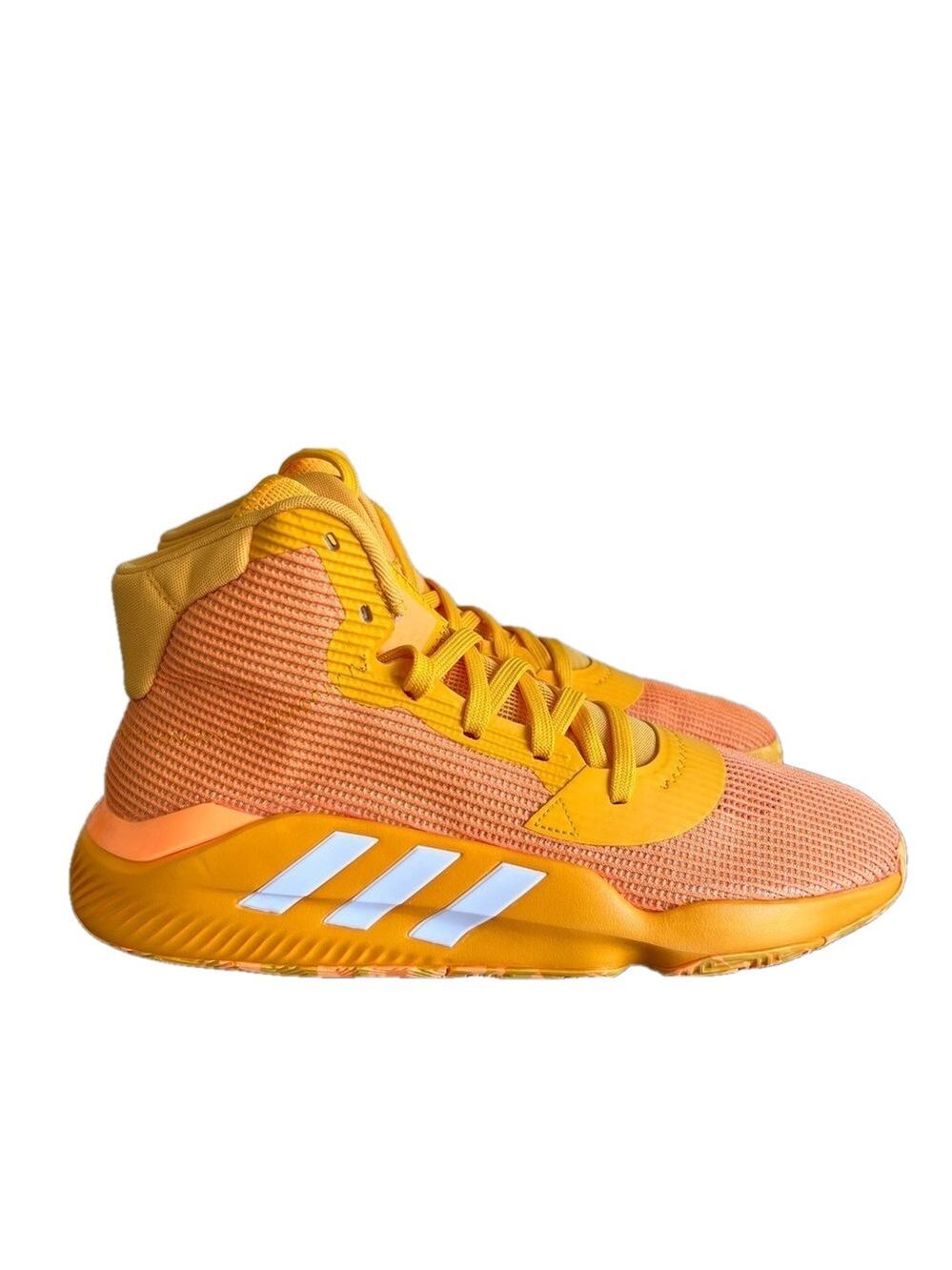 Adidas SM Pro Bounce 2019 Team Orange Men’s High Top Shoe Size 14